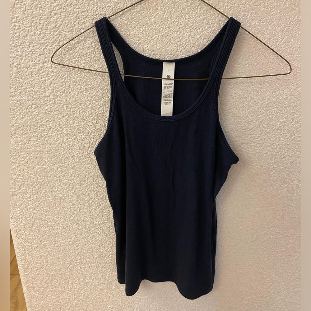 Lululemon Hold Tight Tank, 4, Navy